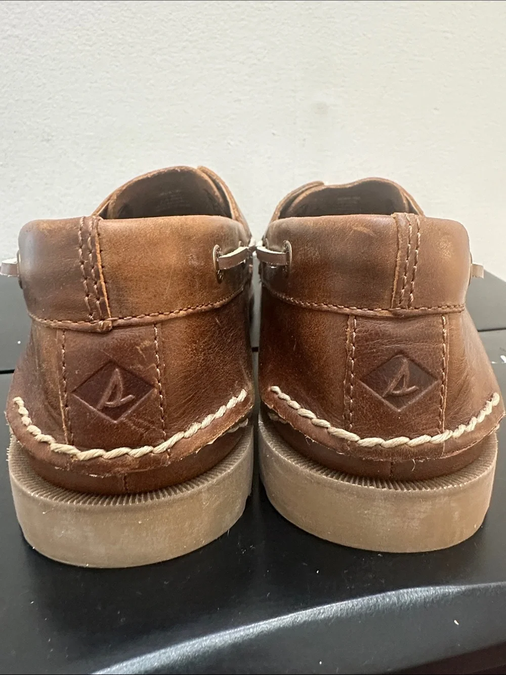 Sperry Leather Brown Boat Shoes - Men's Casual Deck Shoes 026